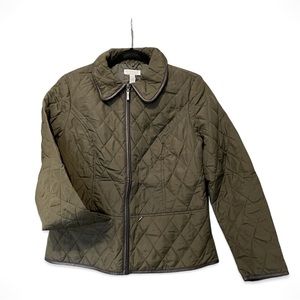 Charter Club Quilted Jacket, Petite